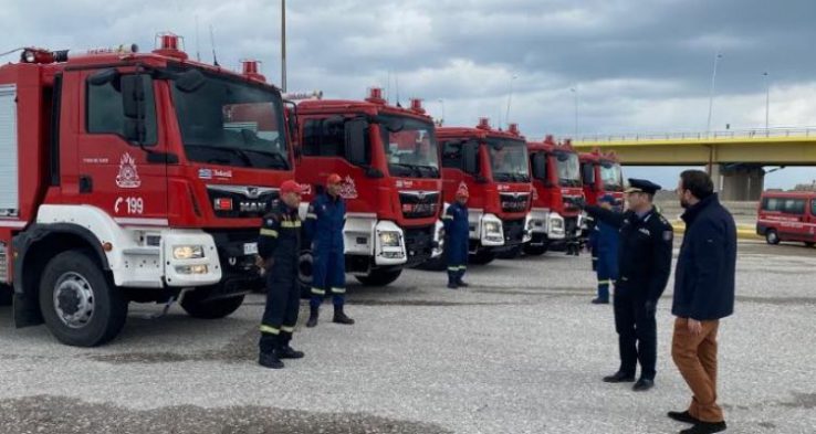 Τέσσερα νέα οχήματα για τις πυροσβεστικές δυνάμεις στη Δυτική Ελλάδα