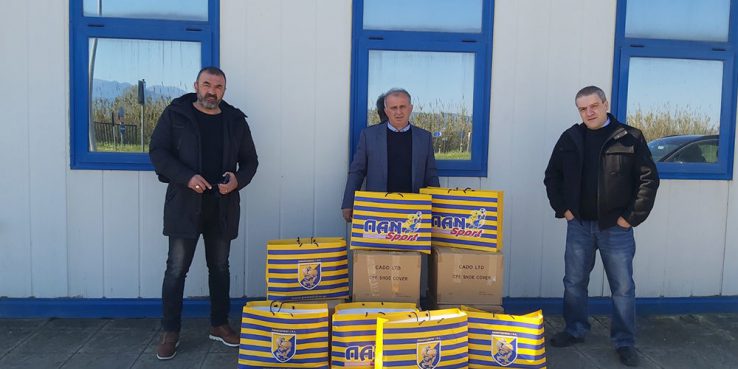 Ο Διοικητής του Νοσοκομείου Αγρινίου και το ΔΣ ευχαριστεί τον Φ. Κωστούλα και τον Παναιτωλικό