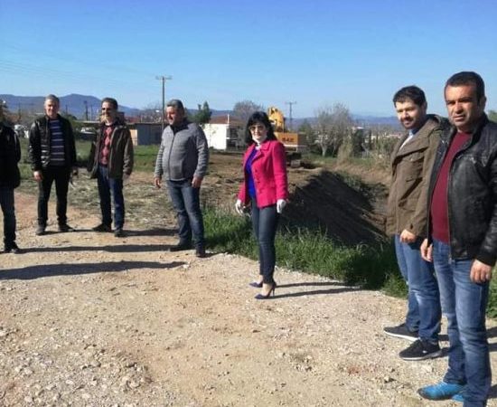 Η Μ. Σαλμά στις παρεμβάσεις των ρεμάτων της Κοινότητας Ελαιοφύτου Τριαντέικα