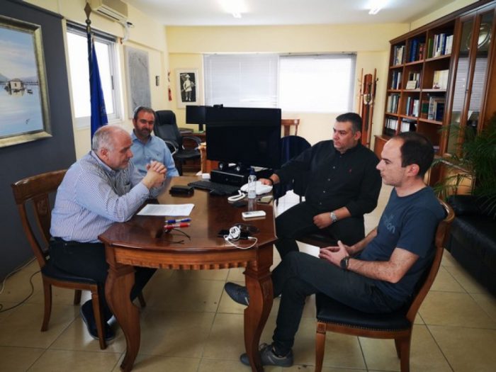 Συνάντηση εργασίας μεταξύ Δήμου Μεσολογγίου και Περιφέρειας
