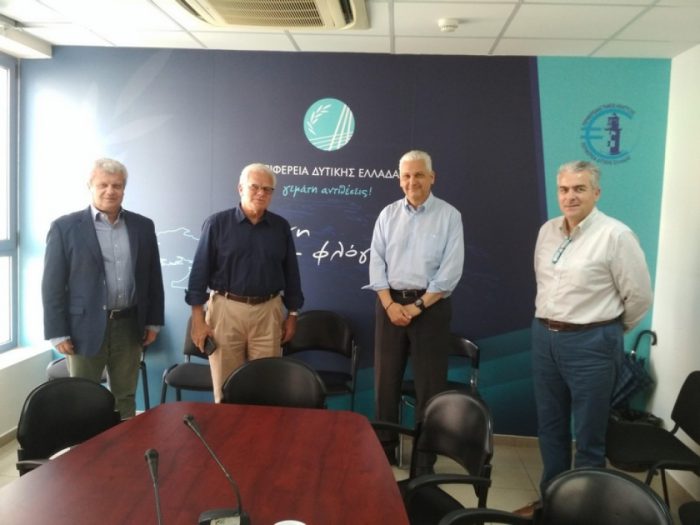 Συνάντηση του Φωκίωνα Ζαΐμη με τον Πρόεδρο του Ελληνικού Ανοικτού Πανεπιστημίου