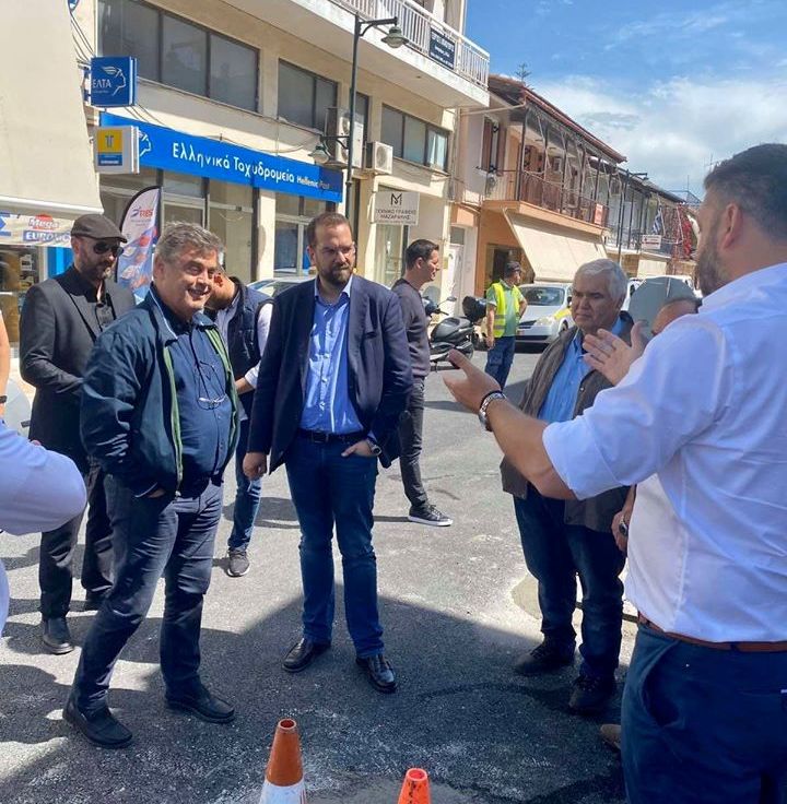 Επίσκεψη Ν. Φαρμάκη σε εν εξελίξει έργα της Αιτωλοακαρνανίας