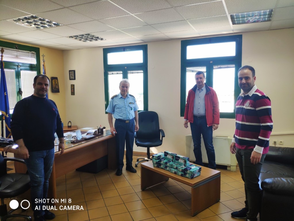 750 μάσκες από τη Διεθνή Ένωση Αστυνομικών στην Α.Δ. Ακαρνανίας