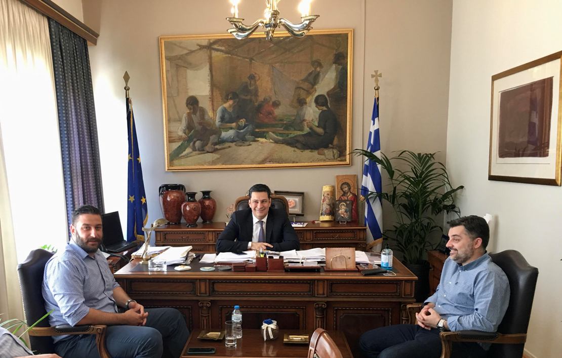 Συνάντηση εργασίας Παπαναστασίου – Μαυρομμάτη