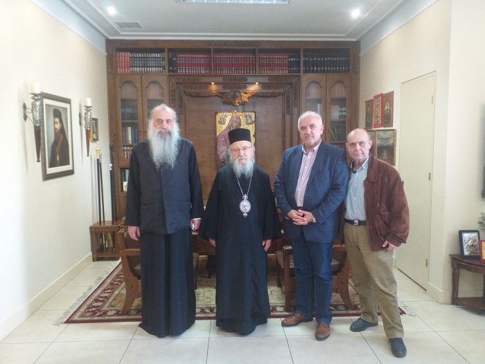 Συνάντηση Κώστα Λύρου με τον Μητροπολίτη Αιτωλίας και Ακαρνανίας κ. Κοσμά