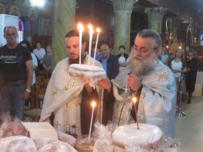 Ιερή ακολουθία στον Ι.Ν Αγίας Παρασκευής Αμφιλοχίας για την εορτή του Αγίου Λουκά του Ιατρού