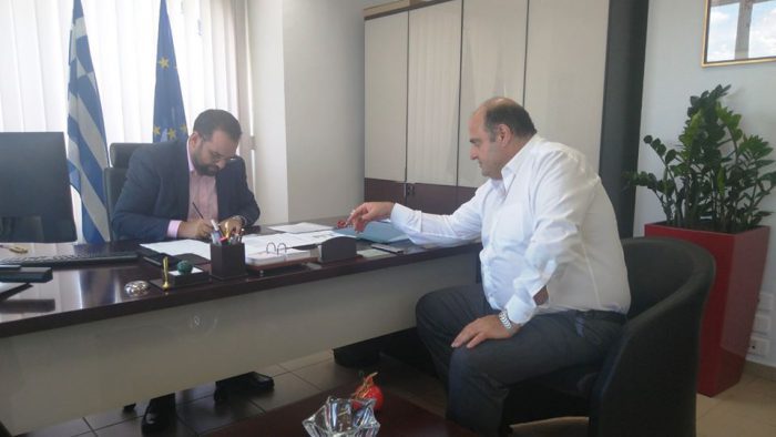 Συνάντηση του Περιφερειάρχη  με το Πρόεδρο και Διευθύνοντα Σύμβουλο του Ομίλου «Νηρέας»