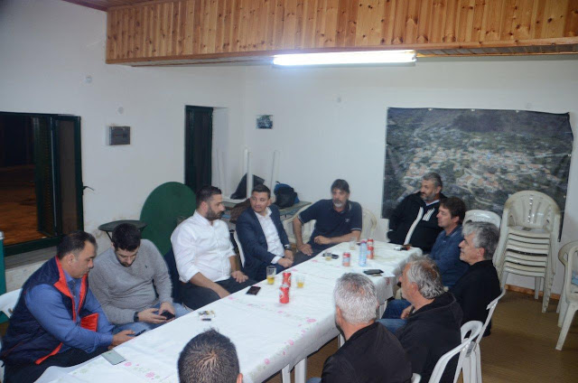 Στο Αγράμπελο ο Αντιπεριφερειαρχης Θ.Μαυρομάτης και ο Δήμαρχος Ξηρομερου Γ.Τριανταφυλλάκης