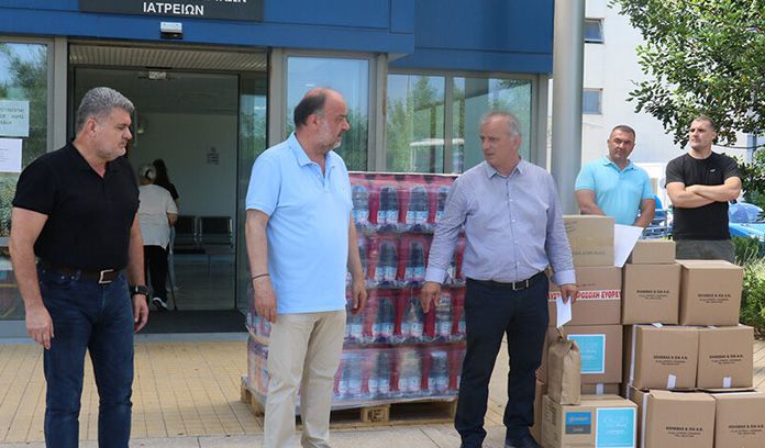 Επιταγή και υγειονομικό υλικό στο Νοσοκομείο Αγρινίου παρέδωσε ο Παναιτωλικός