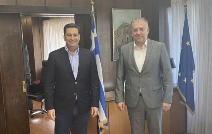 Συνάντηση του δημάρχου Αγρινίου με τον Υπουργό Εσωτερικών