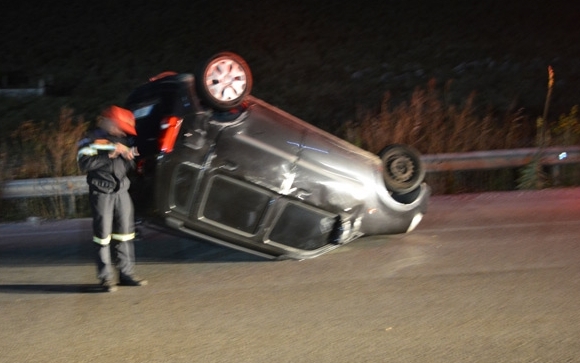 Ανατροπή οχήματος στην Αμφιλοχία