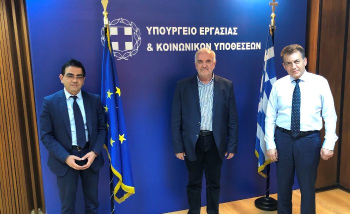 O δήμαρχος Μεσολογγίου στον Υπουργό Εργασίας για τη λειτουργία των κοινωνικών δομών του Δήμου