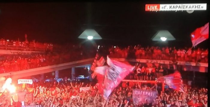 Live Streaming η φιέστα τίτλου του Ολυμπιακού