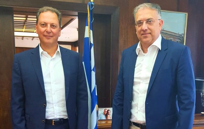 Συνάντηση του Σπήλιου Λιβανού με τον Υπ. Εσωτερικών κ.Τάκη Θεοδωρικάκο