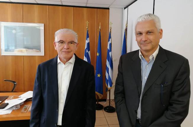Επίσκεψη Φωκίωνα Ζαΐμη στον πρόεδρο του ΕΛΓΑ