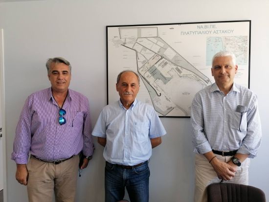 Στο Λιμάνι Αστακού o Αντιπεριφερειάρχης Φ. Ζαΐμης