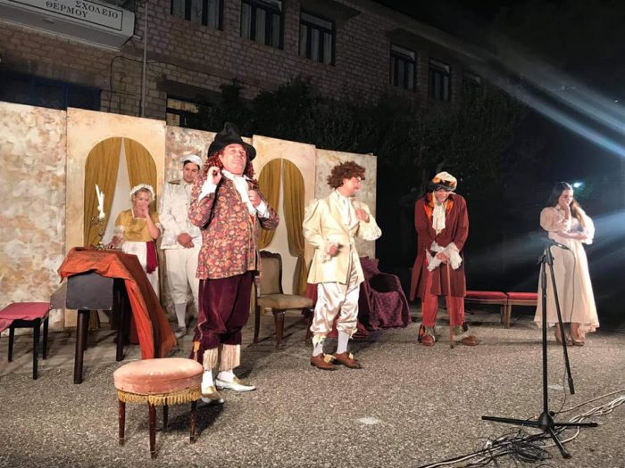 Με επιτυχία η Θεατρική παράσταση “Ο κατά φαντασίαν ασθενής” στο Θέρμο
