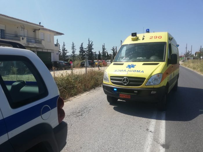 Παραβόλα:Στο Νοσοκομείο δικυκλιστής μετά από τροχαίο στο δρόμο προς Νερομάνα