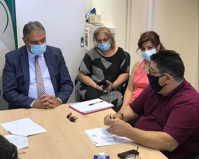 Επίσκεψη του Διοικητή της 6ης στα γραφεία της Υ.ΠΕ Π.Ο.μ.ΑΜεΑ στην Πάτρα