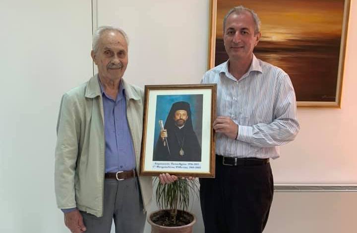 Δωρεά στο δήμο Θέρμου ένα πορτρέτο του Πρώτου Μητροπολίτη Ελβετίας Δαμασκηνού Παπανδρέου