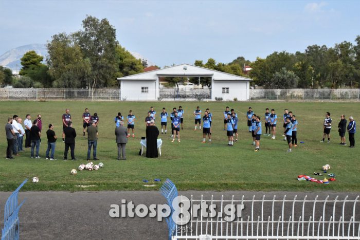 Αγιασμός με ευχάριστες εξαγγελίες για την ΑΕΜ