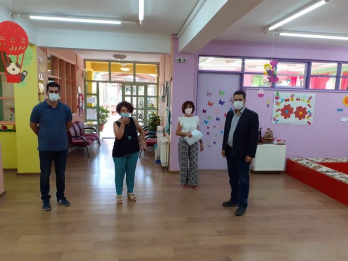 Επίσκεψη δημάρχου Αγρινίου στον 6ο Παιδικό Σταθμό