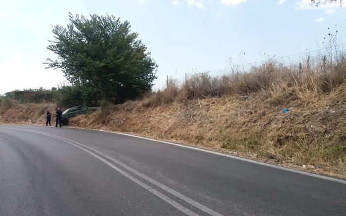 Έκτροπη Ι.Χ. στον δρόμο Παναιτώλιο-Καινούργιο, τραυματίστηκε ο συνοδηγός (φωτο)