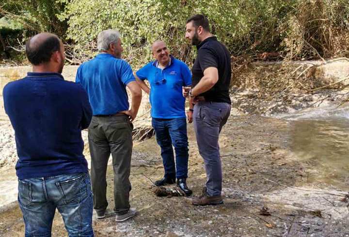 Γκίζας-Μαυρομμάτης σε περιοχές του Δήμου Ναυπακτίας που επλήγησαν από την κακοκαιρία