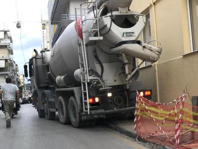 Συνελήφθη οδηγός φορτηγού μπετονιέρας στο Μεσολόγγι