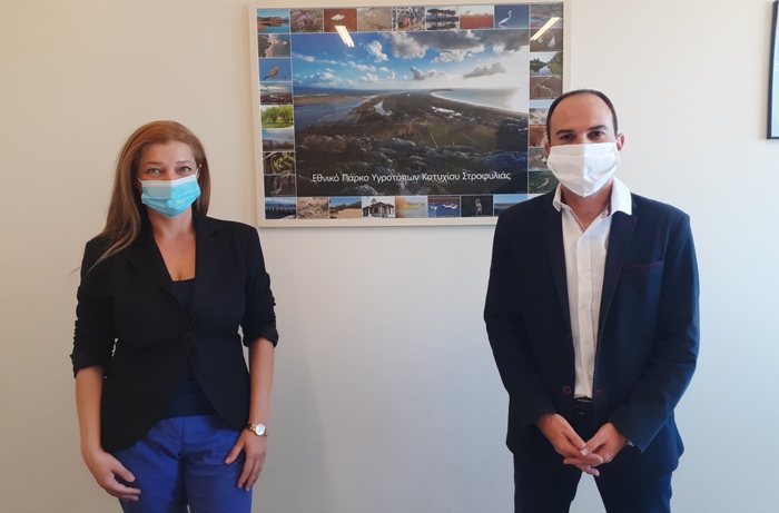 Συνάντηση εργασίας Λ. Δημητρογιάννη με Δ. Αυγερινοπούλου