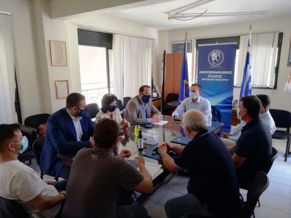 Επίσκεψη Νεκτάριου Φαρμάκη στην Ι.Π. Μεσολογγίου