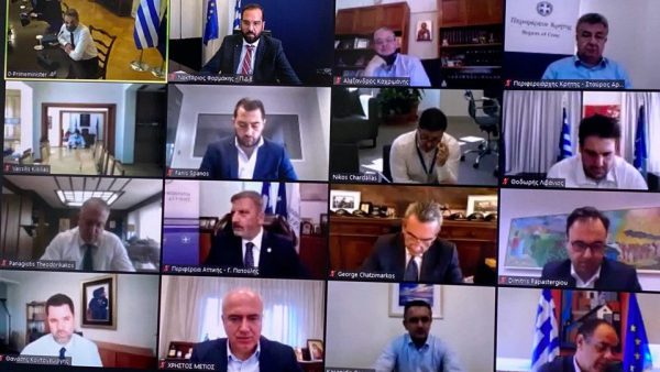 Τηλεδιάσκεψη του πρωθυπουργού με περιφερειάρχες-Τι δηλώνει ο Ν.Φαρμάκης