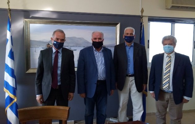 Συνάντηση του Κώστα Λύρου με Μάριο Σαλμά και Φωκίωνα Ζαΐμη