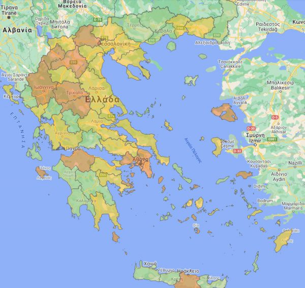 Χαρδαλιάς : Οι αλλαγές στον χάρτη υγειονομικής ασφάλειας – Υποχρεωτική χρήση μάσκας σε εσωτερικούς χώρους σε όλη τη χώρα