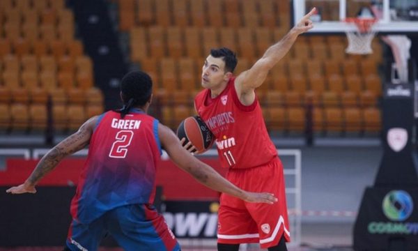 Χωρίς σκορ το φιλικό ανάμεσα στον Ολυμπιακό και στο Μεσολόγγι ΒΑΧΙ