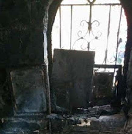 Φωτιά στα Πατήματα της Παναγίας στον Προυσό