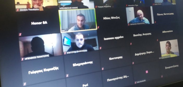Παναιτωλικός: Τηλεδιάσκεψη Τμημάτων Υποδομής με ομιλητή τον Τρ. Δέλλα