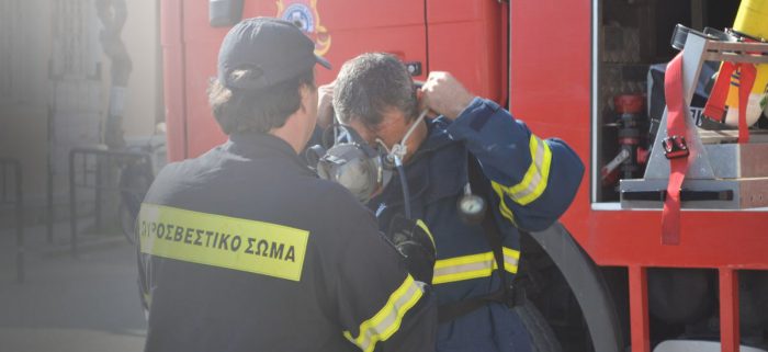 Κινητοποίηση της Π.Υ Αγρινίου για φωτιά από έκρηξη φιάλης υγραερίου