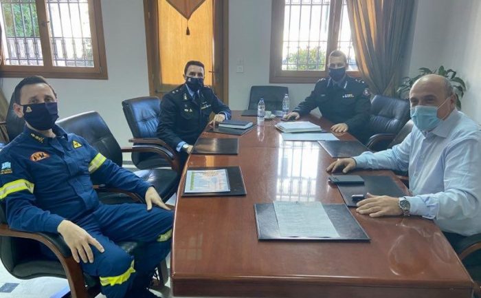 Σύσκεψη Δημάρχου Ναυπακτίας Β.Γκίζα και Περιφερειακού Διοικητή ΠΥ Δ.Ελλάδας Ν.Ρουμελιώτη