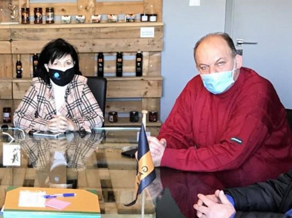 Επίσκεψη της Αντιπεριφερειάρχη, Μαρίας Σαλμά σε επιχειρήσεις του Αγρινίου