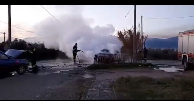 Σοβαρό τροχαίο στο Καινούργιο- Στο Νοσοκομείο δύο άτομα