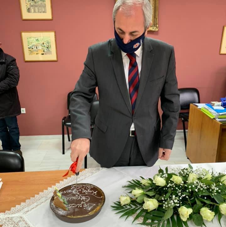 Κοπή Πρωτοχρονιάτικης πίτας στο Δήμο Θέρμου