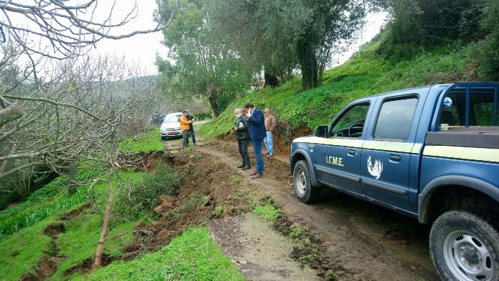 Δήμος Αμφιλοχίας: Έλεγχο σε περιοχές που έπληξε η κακοκαιρία πραγματοποίησε κλιμάκιο του ΕΑΓΜΕ
