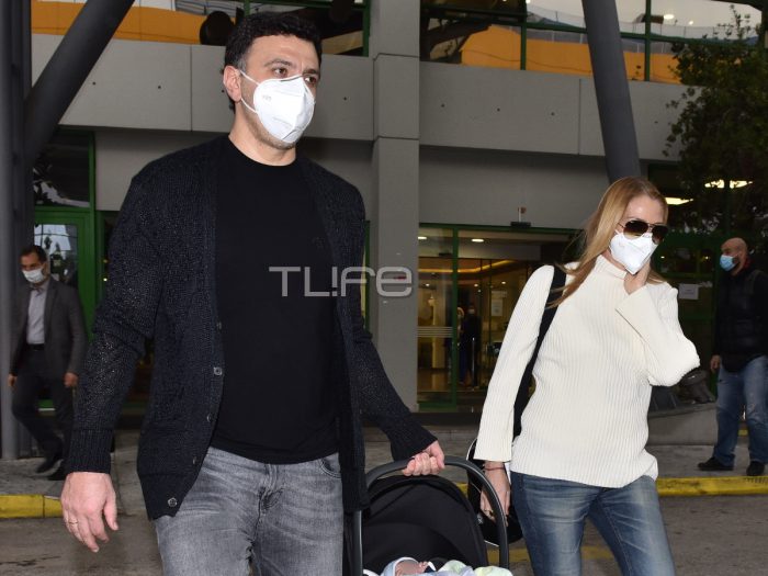 Κικίλας – Μπαλατσινού: Έξοδος από το μαιευτήριο με το μωρό τους