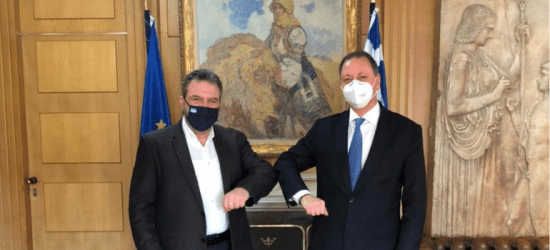 Συνάντηση Αραχωβίτη- Λιβάνιου: Στο επίκεντρο η πανδημία και οι οικονομικές ενισχύσεις