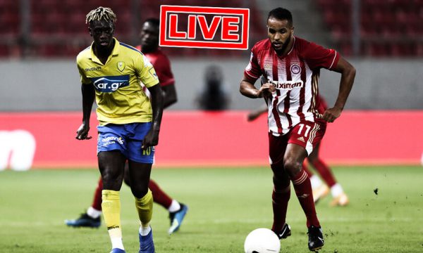 LIVE: Παναιτωλικός – Ολυμπιακός