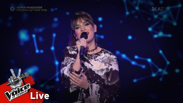 Η Κατερίνα Κτίστη από το Μοναστηράκι Βόνιτσας στον Ημιτελικό του «The Voice»