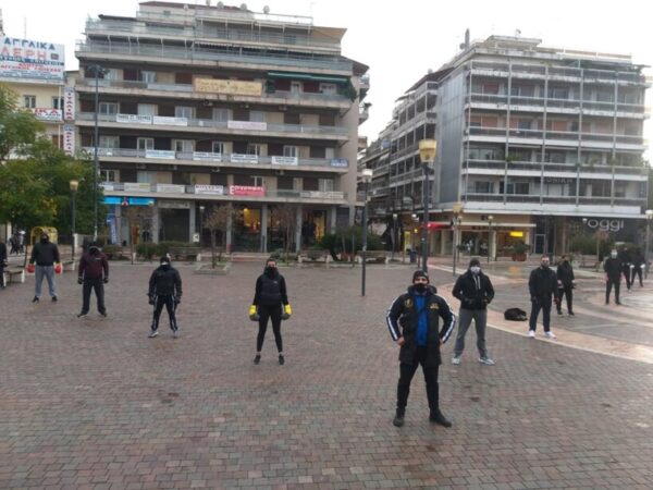 Αγρίνιο: Προπόνηση – διαμαρτυρία από το Gruppo Victorum στην πλατεία Δημοκρατίας (ΦΩΤΟ + VIDEO)