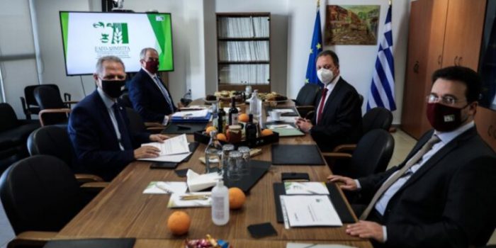 Επίσκεψη Σ.Λιβανού στην Κεντρική Υπηρεσία του ΕΛΓΟ – ΔΗΜΗΤΡΑ