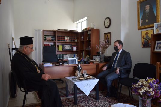 Συνάντηση Λιβανού με τον Μητροπολίτη Αιτωλίας και Ακαρνανίας